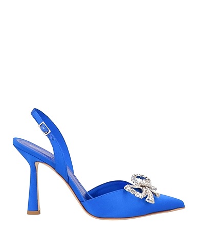 ALDO CASTAGNA Pump Bright blue Textile fibers