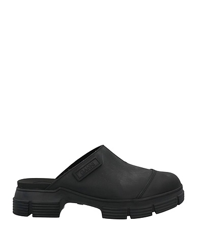 GANNI Mules and clogs Black Rubber