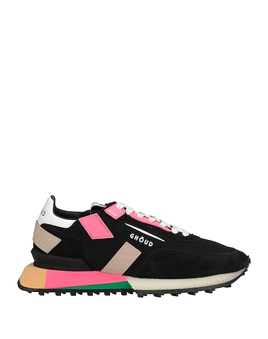 GHŌUD Venice Sneakers Black Leather, Textile fibers