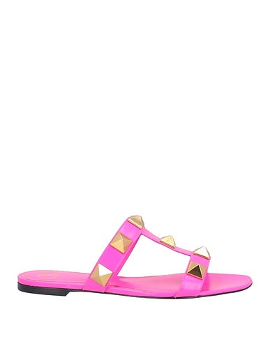 VALENTINO GARAVANI Sandals Fuchsia Textile fibers