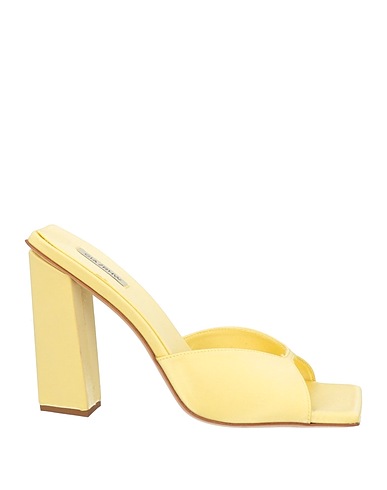 GIA / RHW Sandali Giallo pastello Fibre tessili
