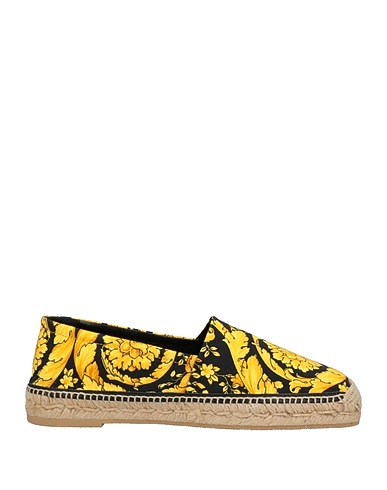 VERSACE Espadrilles Black Textile fibers