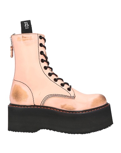 R13 Ankle boot Light pink Soft Leather
