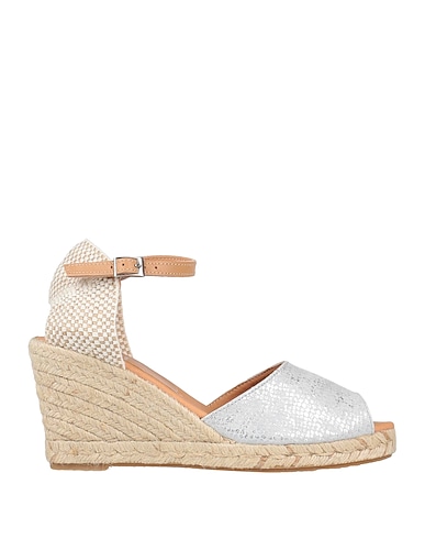 KANNA Espadrilles Light grey Soft Leather