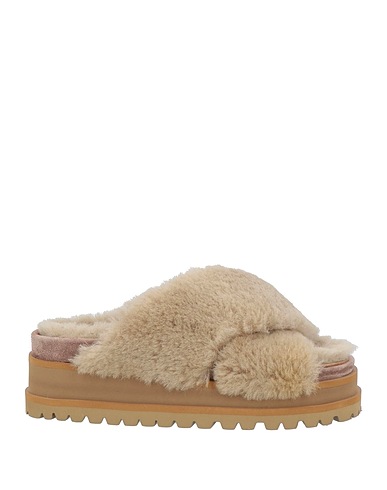 HAZY Sandals Beige Textile fibres