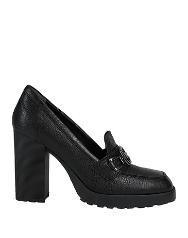 HOGAN Loafers Black Soft Leather
