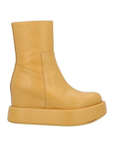 PALOMA BARCELÓ Ankle boot Mustard Soft Leather