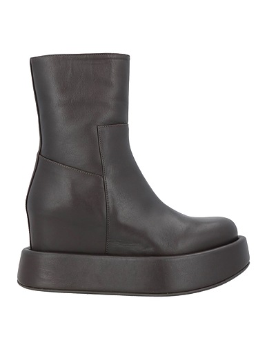 PALOMA BARCELÓ Ankle boot Dark brown Soft Leather