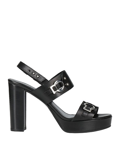 MARC CAIN Sandalen Schwarz Leder