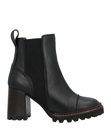 SEE BY CHLOÉ Ankle boot Black Soft Leather