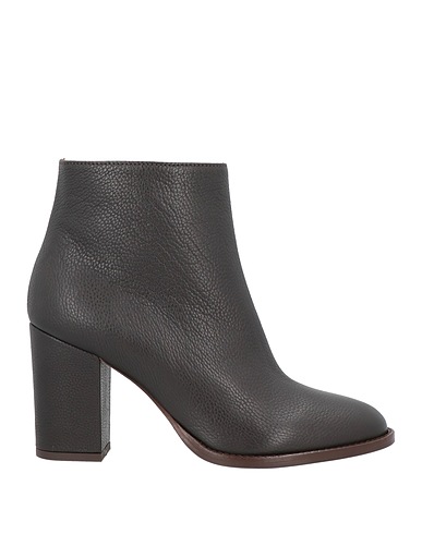 ANNA F. Ankle boot Dark brown Leather