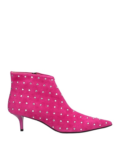 EDDY DANIELE Ankle boot Fuchsia Leather