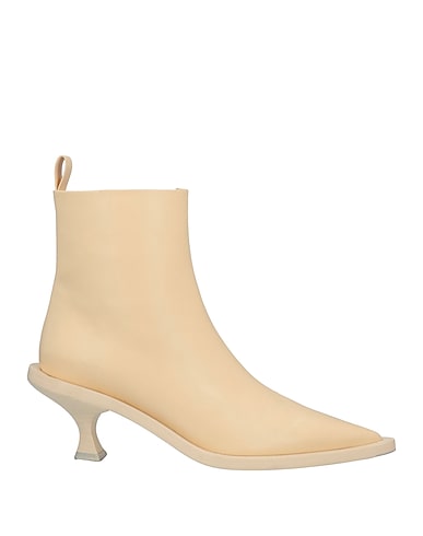 JIL SANDER Ankle boot Cream Lambskin