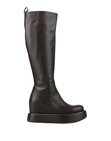 PALOMA BARCELÓ Boots Dark brown Soft Leather