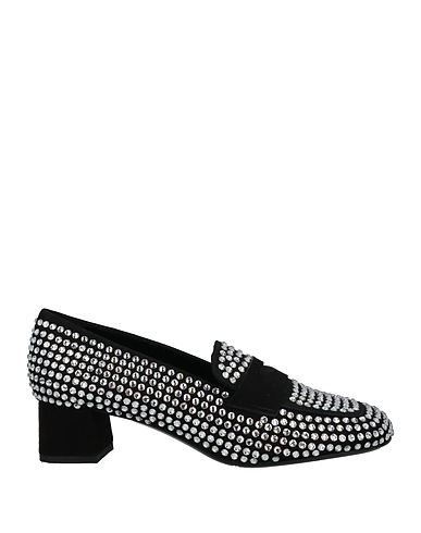 EDDY DANIELE Loafers Black Leather