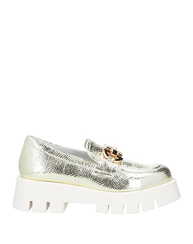 RUCOLINE Loafers Platinum 100% Soft Leather