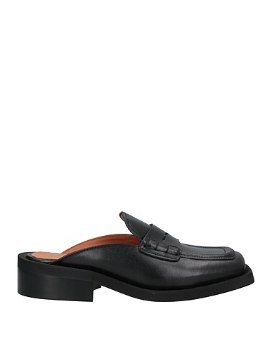 GANNI Mules and clogs Black Soft Leather