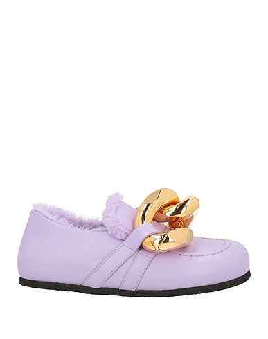 JW ANDERSON Loafers Mauve Soft Leather
