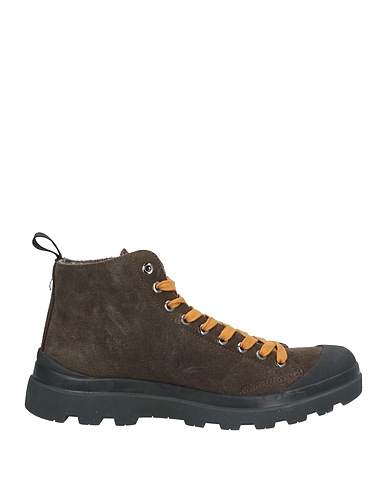 PANCHIC Ankle boot Dark brown Leather, Rubber