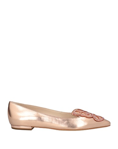 SOPHIA WEBSTER Ballet flats Rose gold Soft Leather