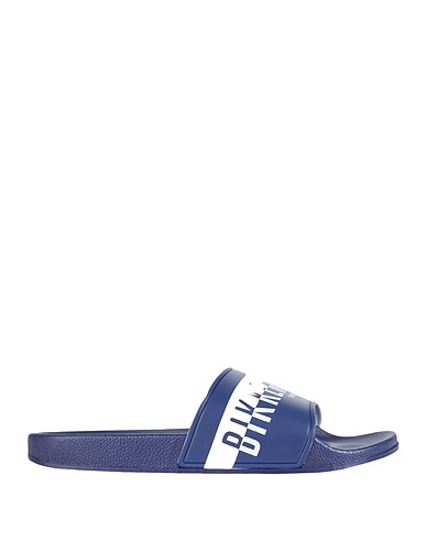 BIKKEMBERGS Sandals Navy blue 100% PVC - Polyvinyl chloride