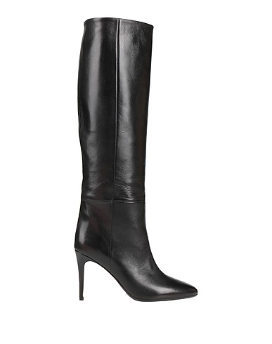 ANNA F. Boots Black Soft Leather