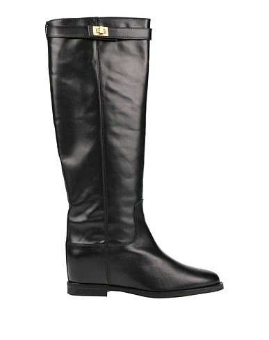 VIA ROMA 15 Boots Black Soft Leather