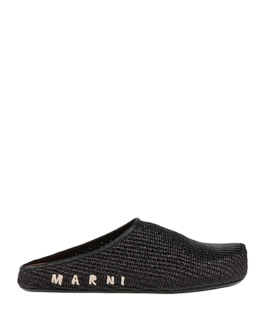 MARNI Mules and clogs Black Other Fibres