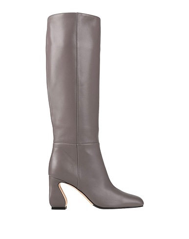 SERGIO ROSSI Boots Grey Soft Leather