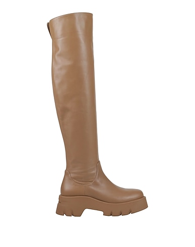 GIANVITO ROSSI Boots Camel Calfskin