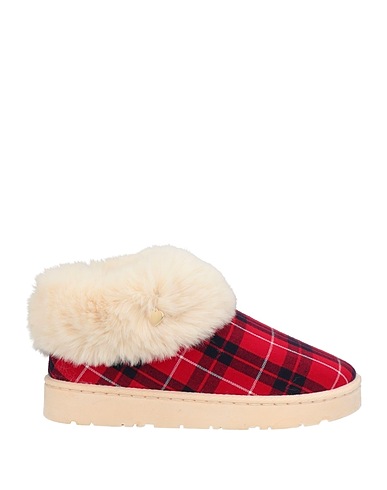 TWINSET Slides and slippers Red Textile fibres