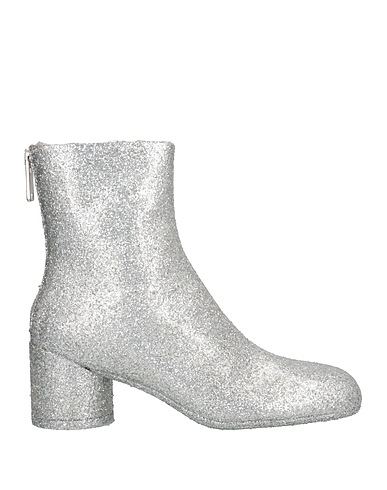MM6 MAISON MARGIELA Ankle boot Silver Textile fibres