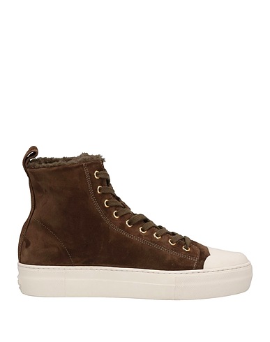 TOM FORD Sneakers Military green Calfskin
