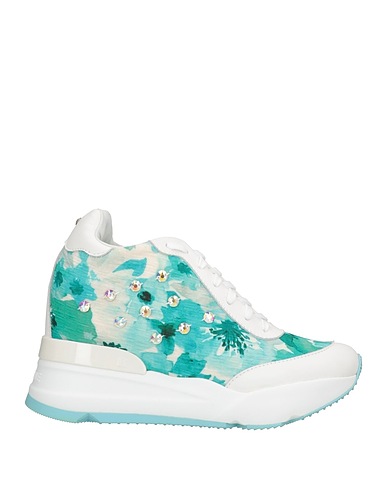 RUCOLINE Sneakers Azzurro Fibre tessili, Pelle