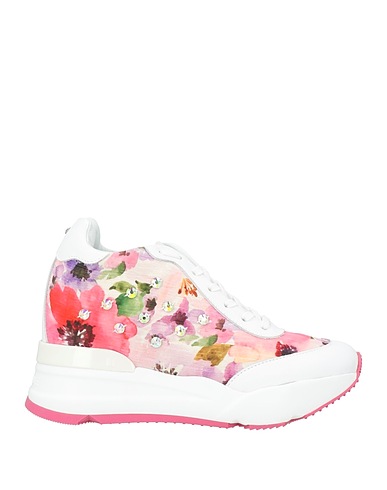 RUCOLINE Sneakers Fuchsia Textile fibers, Soft Leather
