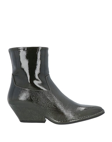 DEL CARLO Ankle boot Dark green Leather