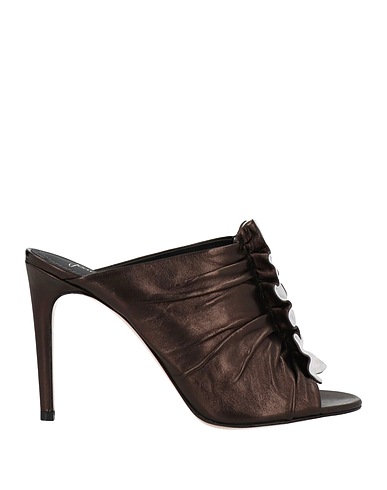 JEAN-MICHEL CAZABAT Sandals Bronze Soft Leather