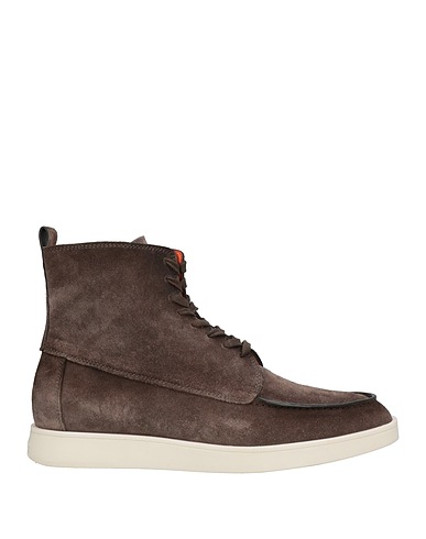 SANTONI Ankle boot Dark brown Leather