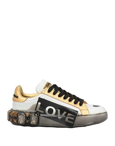 DOLCE&GABBANA Sneakers White 100% Calfskin