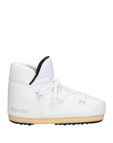 MOON BOOT Stivaletti Bianco Nylon, Fibre tessili