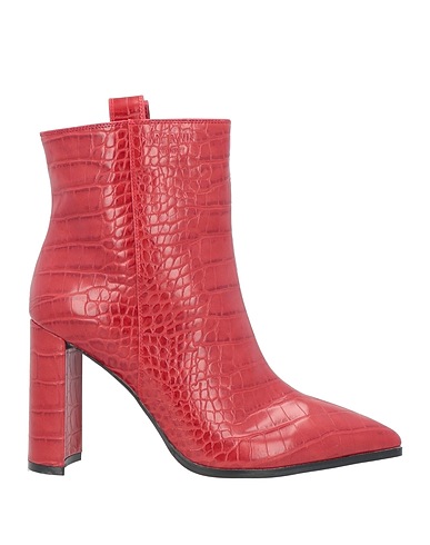 TWINSET Ankle boot Red Soft Leather