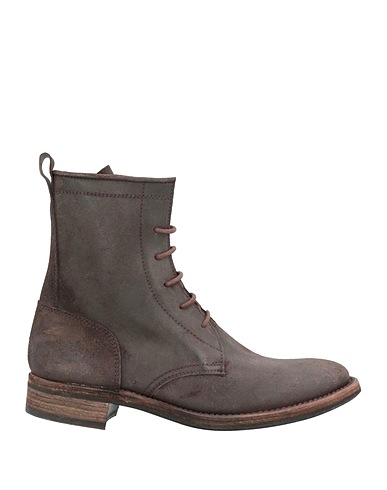 GOOD YEAR Ankle boot Dark brown Leather