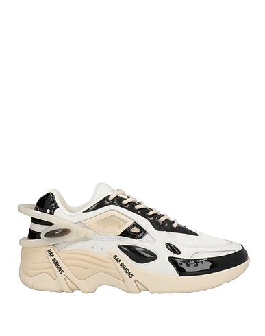 RAF SIMONS Sneakers Black Soft Leather, Textile fibres