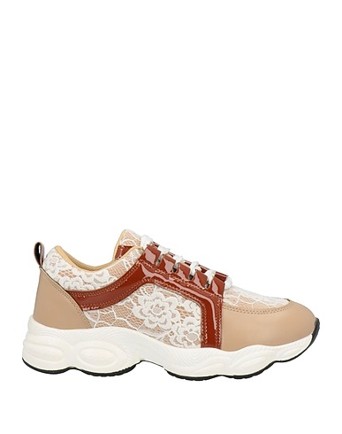TWINSET Sneakers Beige Textile fibres, Other Fibres