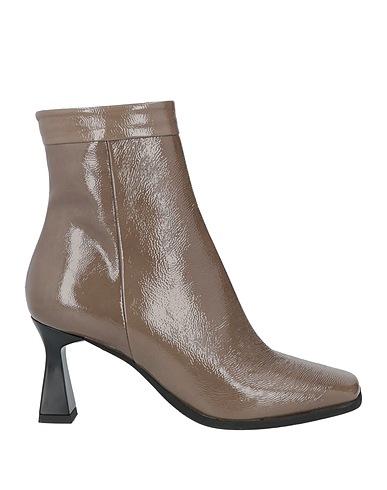 JANET & JANET Ankle boot Khaki Soft Leather