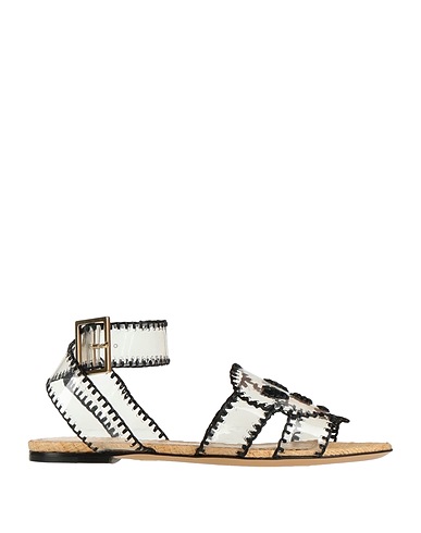 CHARLOTTE OLYMPIA Sandals Transparent PVC - Polyvinyl chloride, Soft Leather, Textile fibres