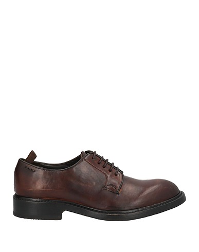 ALEXANDER HOTTO Laced shoes Chocolate brown Calfskin