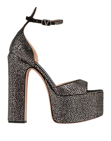VALENTINO GARAVANI Sandals Black Leather