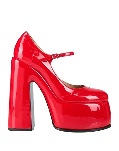 CASADEI Pump Red Soft Leather