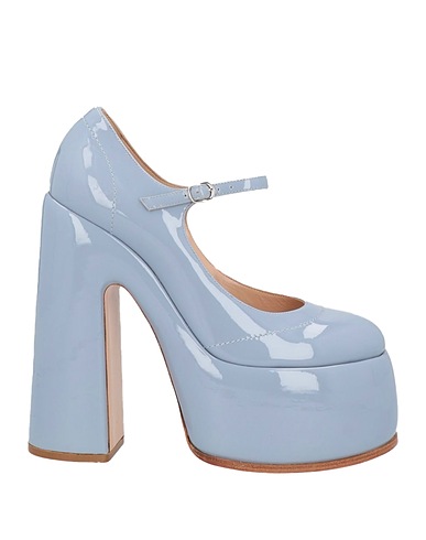 CASADEI Court Sky blue Soft Leather